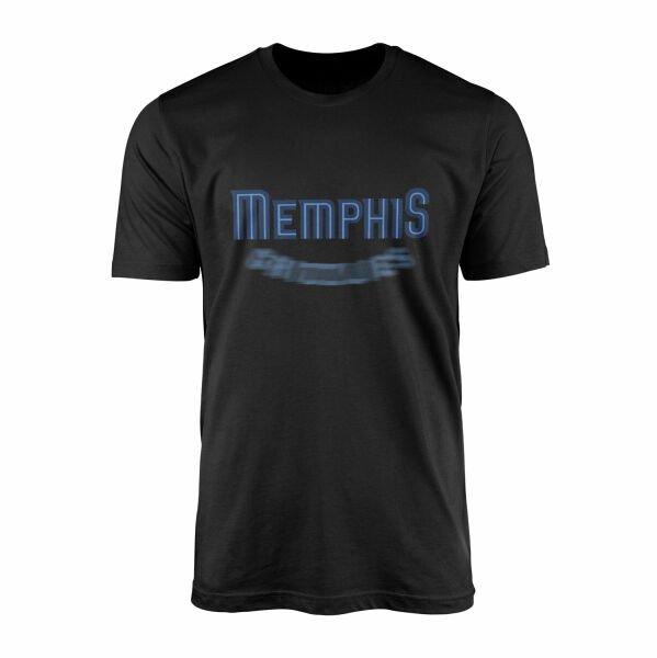 Memphis Tişört L - Siyah