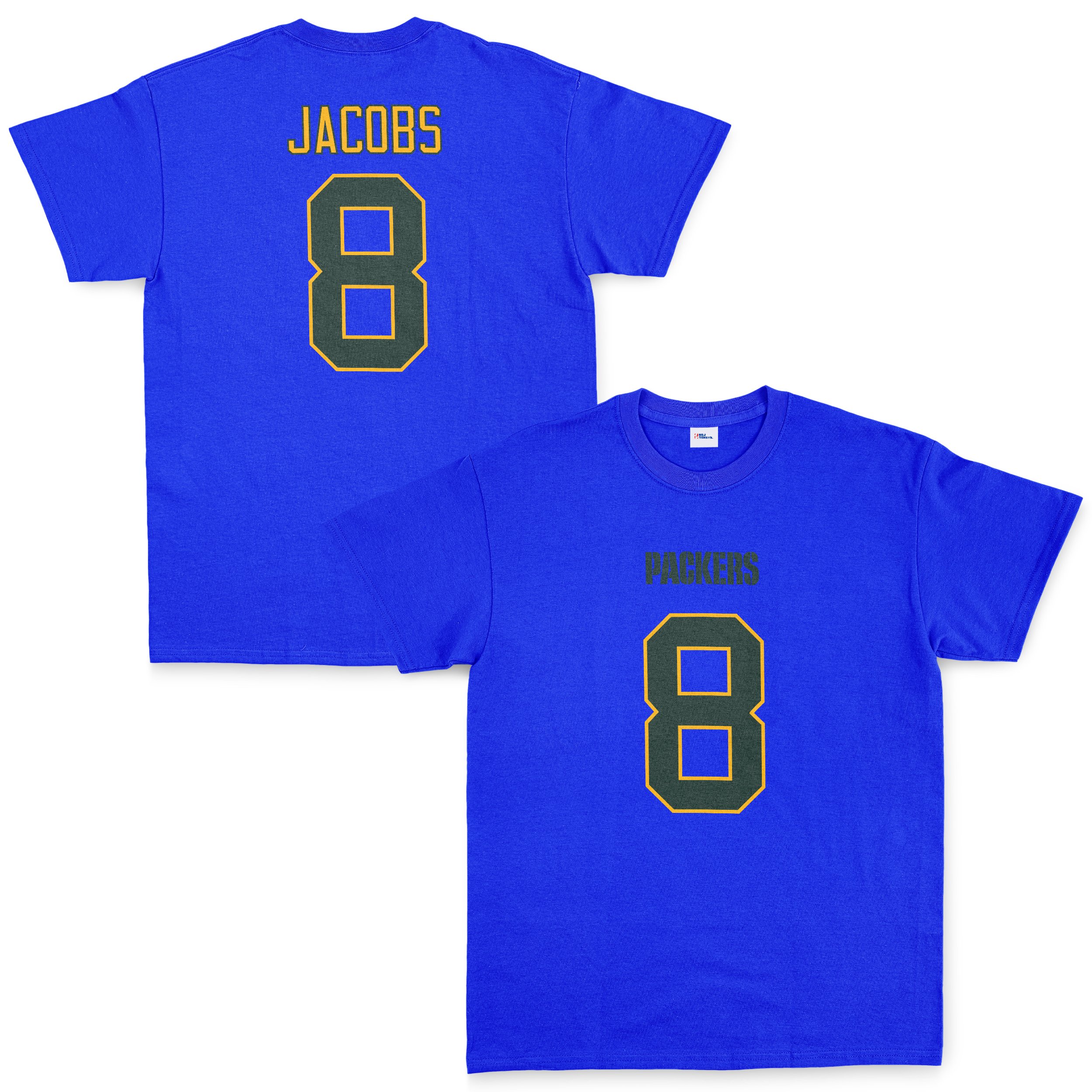Josh Jacobs Green Bay Packers Tişört M - Mavi