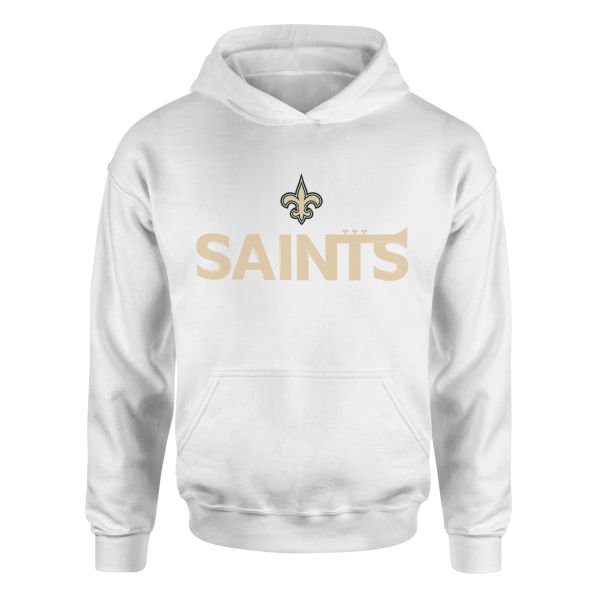 New Orleans Saints Trumpets Hoodie L - Beyaz
