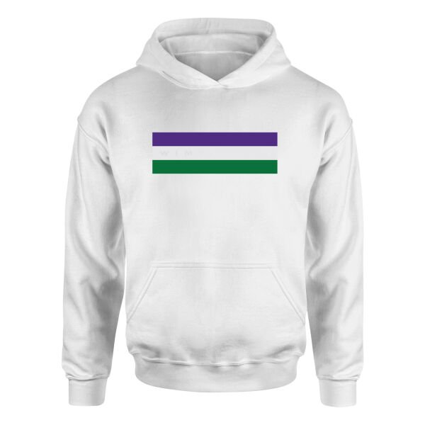 Wimbledon Flag Hoodie XL - Beyaz