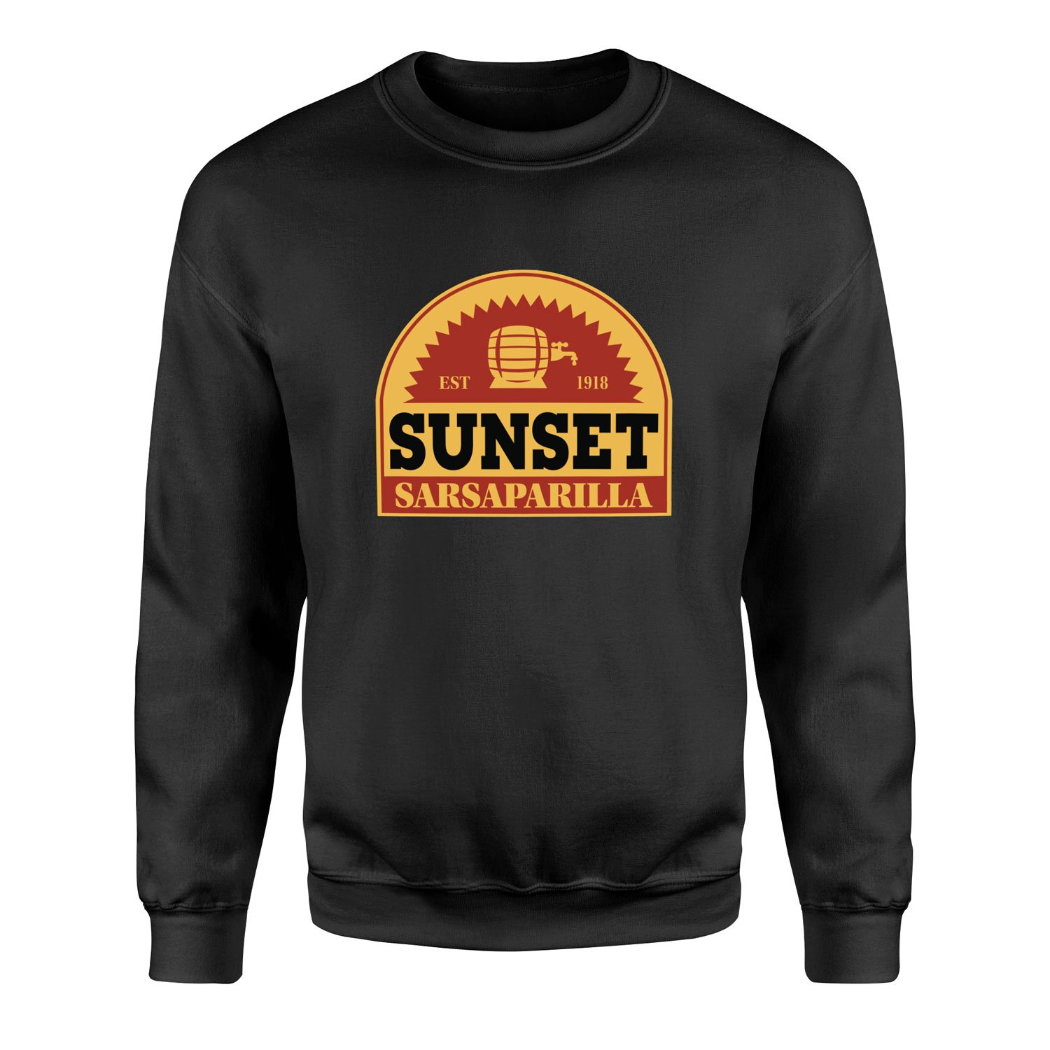 Sunset Sarsaparilla | Fallout Sweatshirt S - Siyah