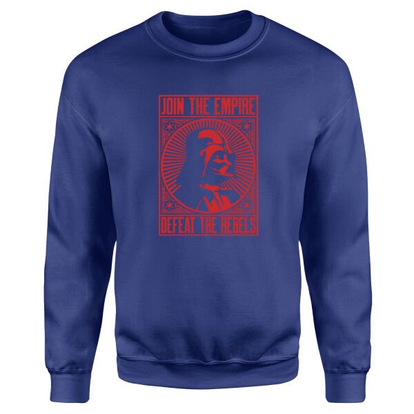 Join the Empire, Defeat the Rebels Sweatshirt L - İndigo Mavisi