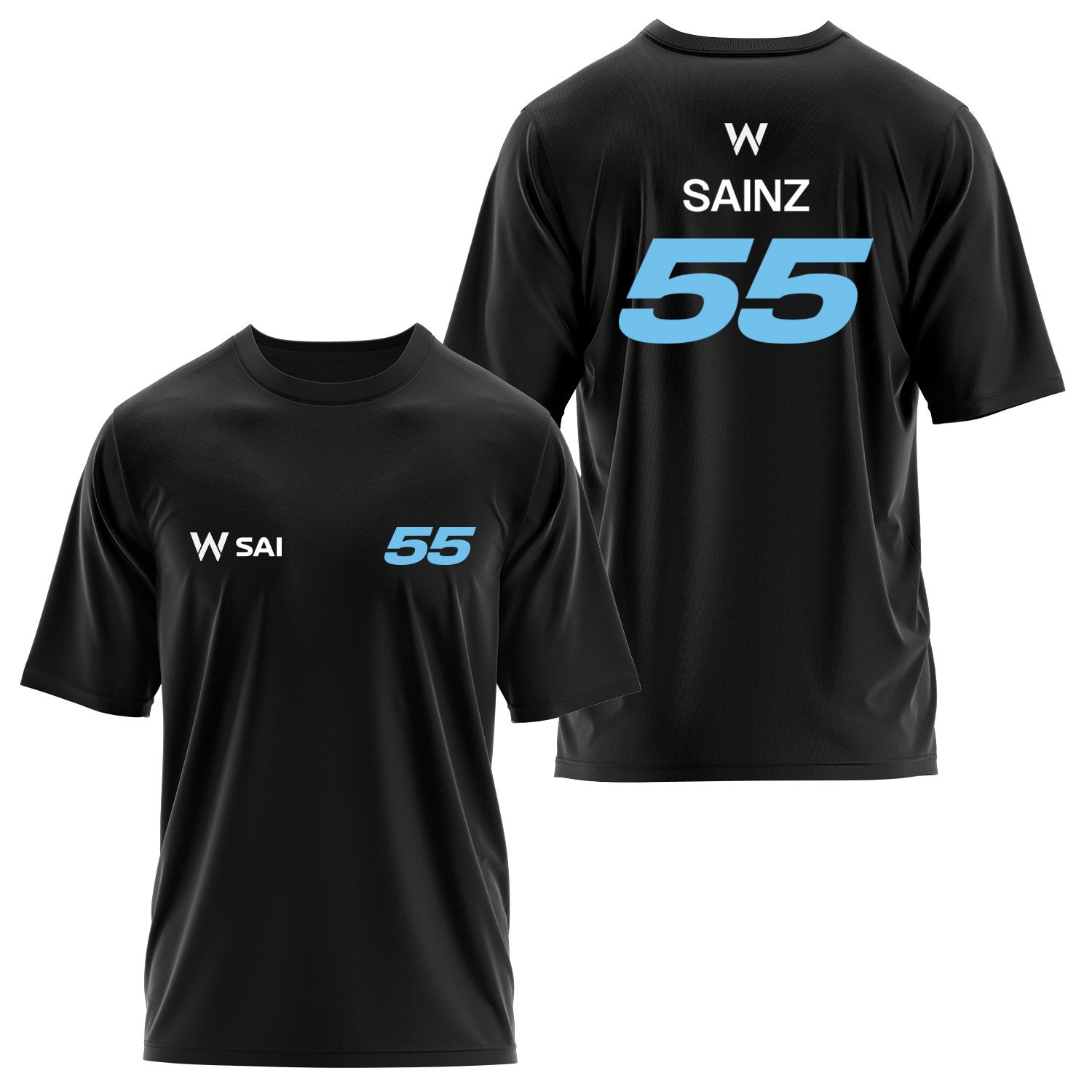 Carlos Sainz 55 Driver Basic Oversize Tişört