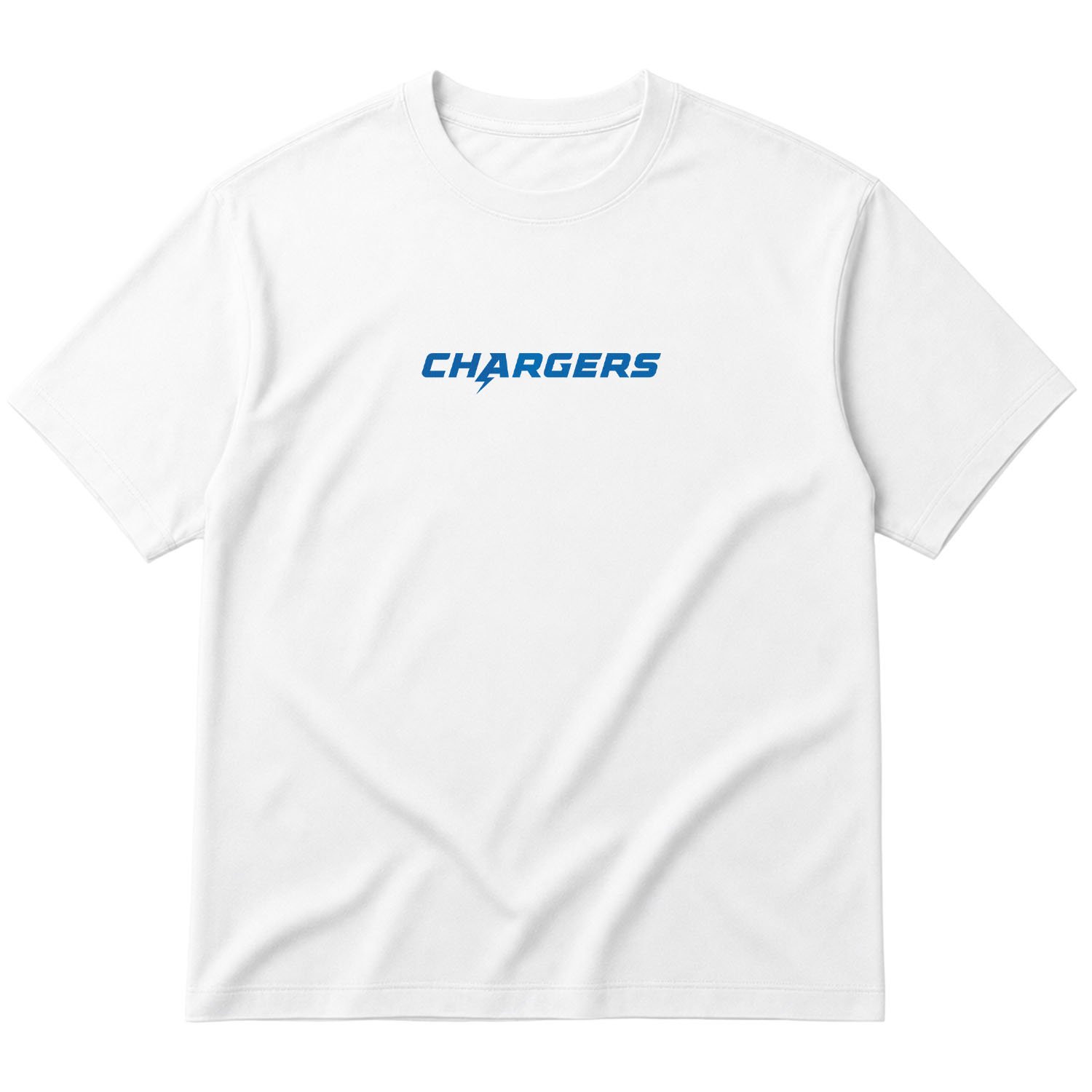 LA CHARGERS Iconic Oversize Tişört XL - Beyaz