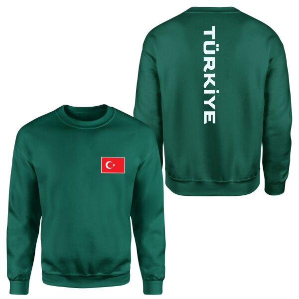 Türkiye SE 2024 Sweatshirt S - Nefti Yeşili
