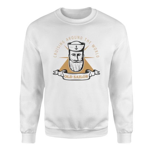Old Sailor Sweatshirt XL - Beyaz
