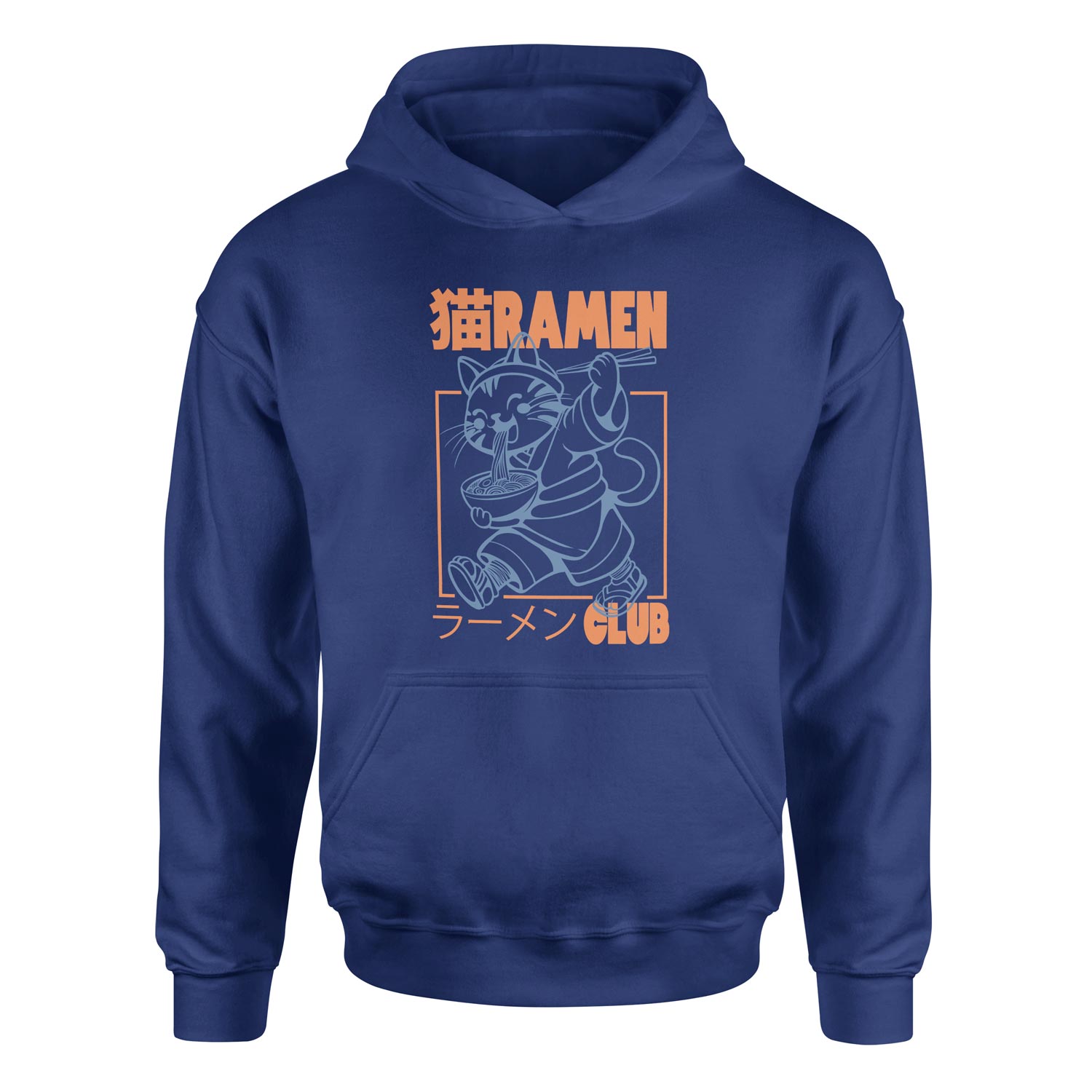 Ramen Club Hoodie XL - İndigo Mavisi