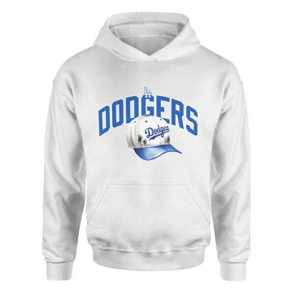 Welcome to California | Los Angeles Dodgers Hoodie XL - Beyaz