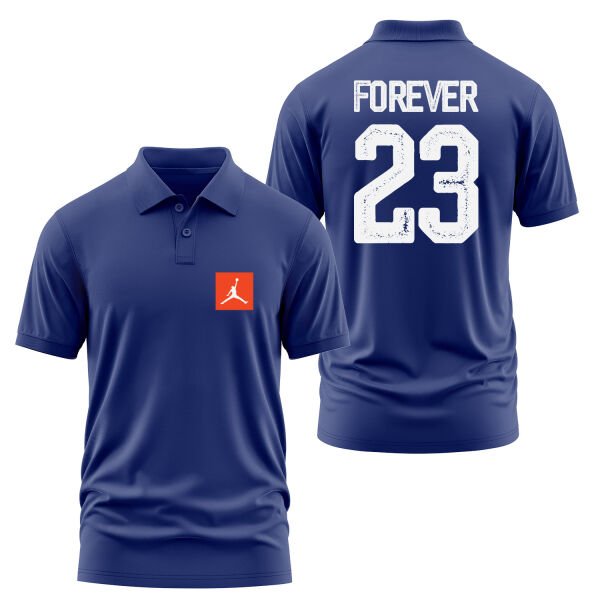 Air Jordan Forever 23 Polo Tişört XL - İndigo Mavisi