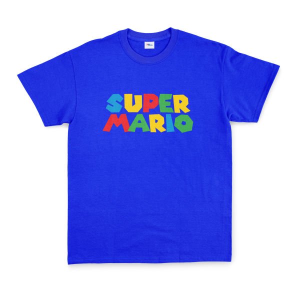 Super Mario Tişört XL - Mavi