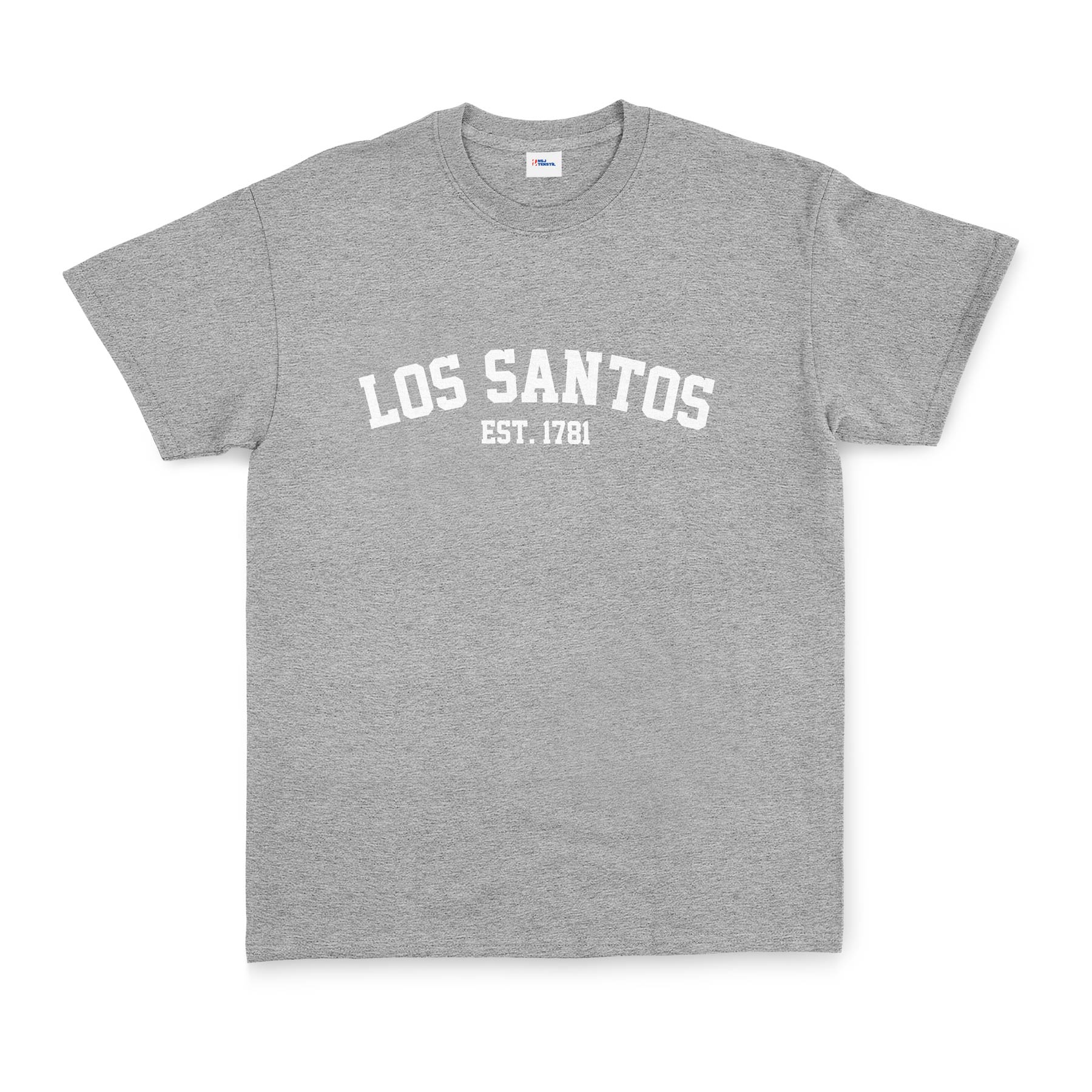 Los Santos EST 1781 Tişört XL - Gri