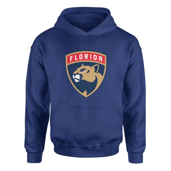 Florida Panthers Shield Hoodie S - İndigo Mavisi
