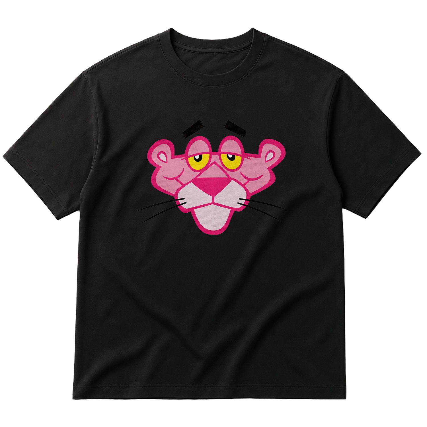 Cool & Classy | Pink Panther Oversize Tişört S - Siyah
