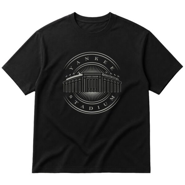 Yankee Stadium Oversize Tişört S - Siyah