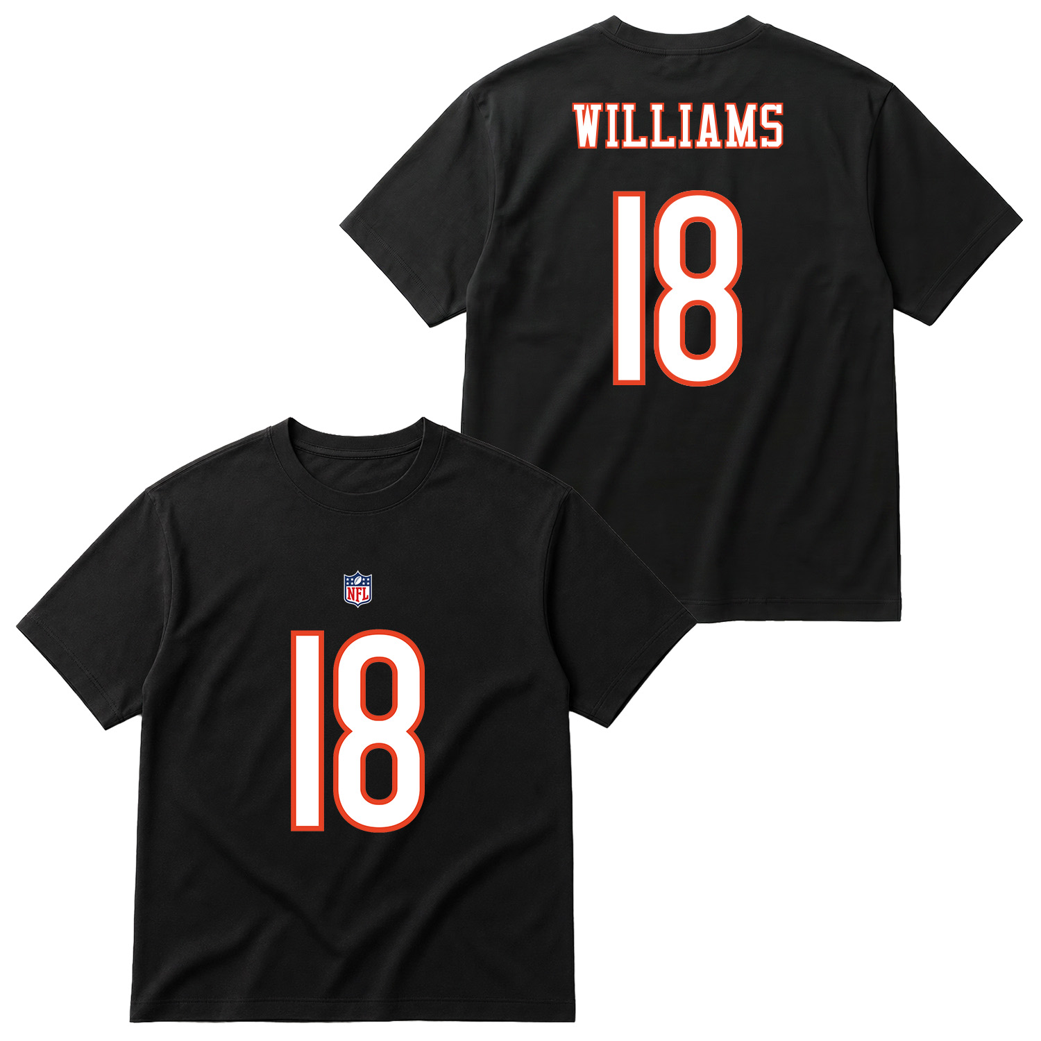 Caleb Williams Chicago Forma Oversize Tişört