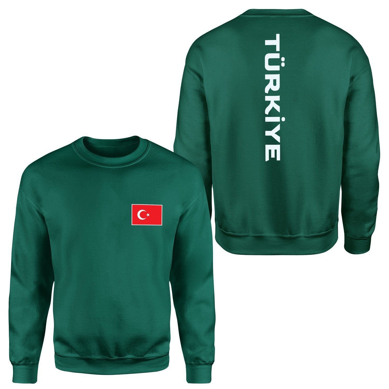 Türkiye SE 2024 Sweatshirt L - Nefti Yeşili