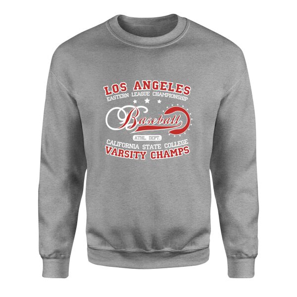 Los Angeles ELC Baseball Sweatshirt M - Gri