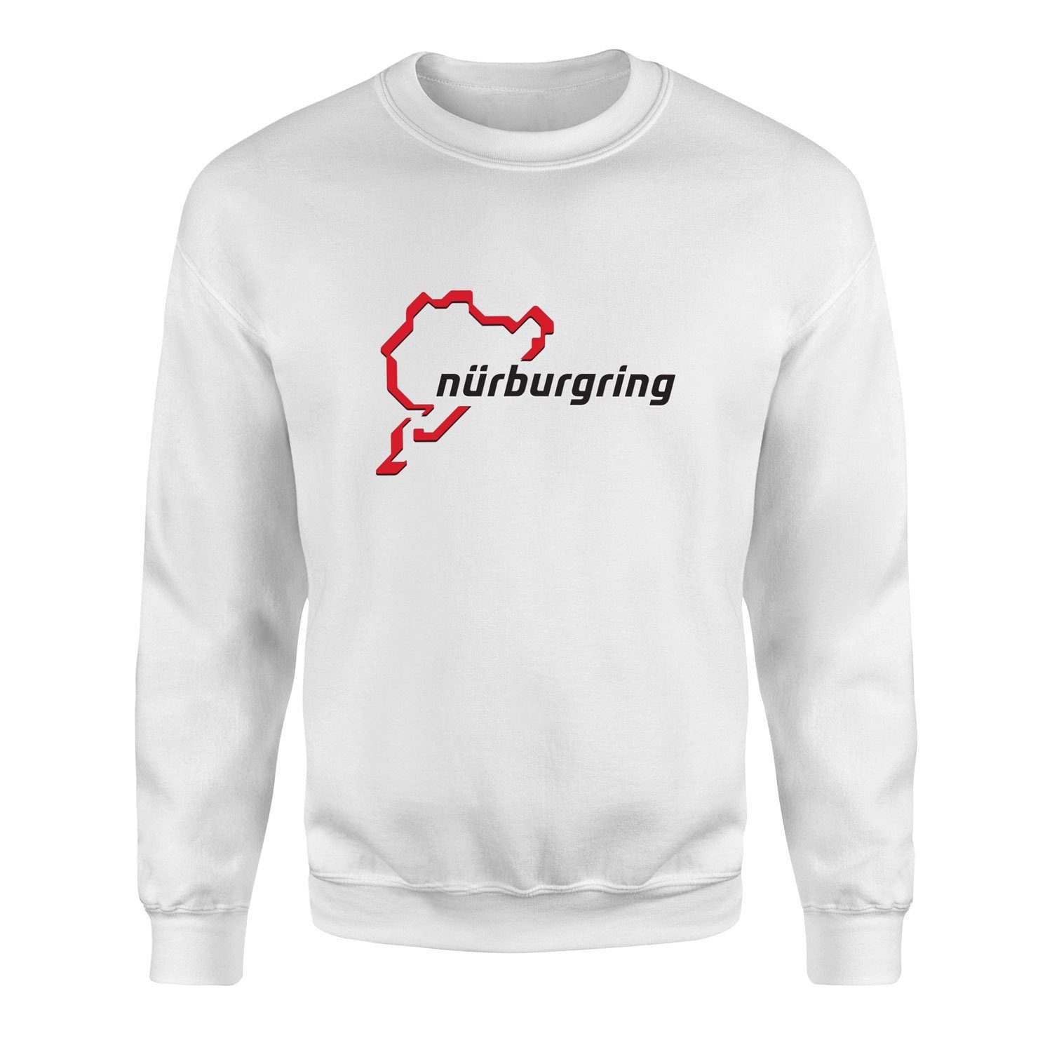 Nürburgring Big Sweatshirt S - Beyaz