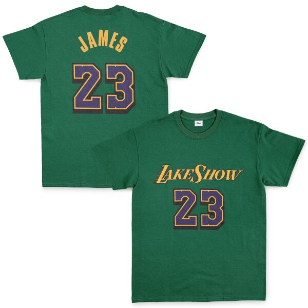 LeBron James 23 LakeShow Tişört S - Nefti Yeşili