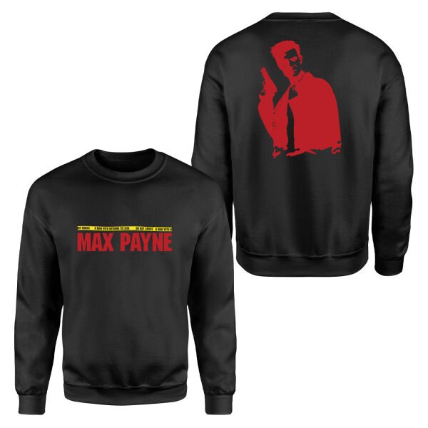 Max Payne Sweatshirt L - Siyah