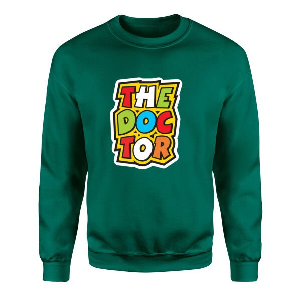 The Doc Sweatshirt XL - Nefti Yeşili