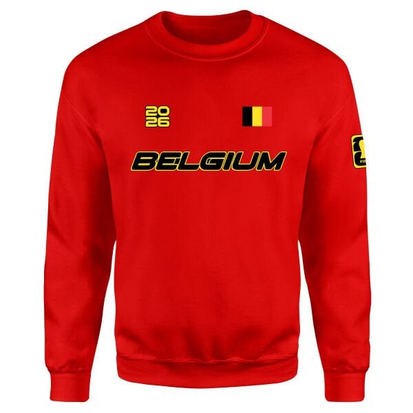 Belçika 2026 Sweatshirt S - Kırmızı