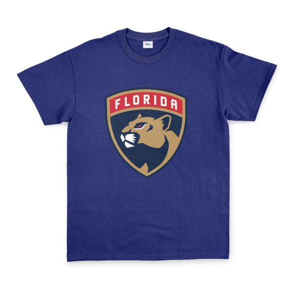 Florida Panthers Shield Tişört L - İndigo Mavisi