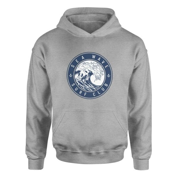 Sea Wave Surf Club Hoodie XL - Gri