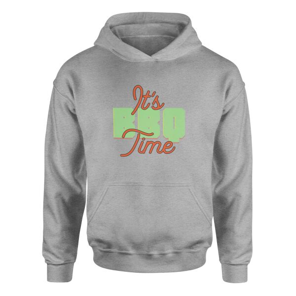 It’s BBQ Time Hoodie L - Gri