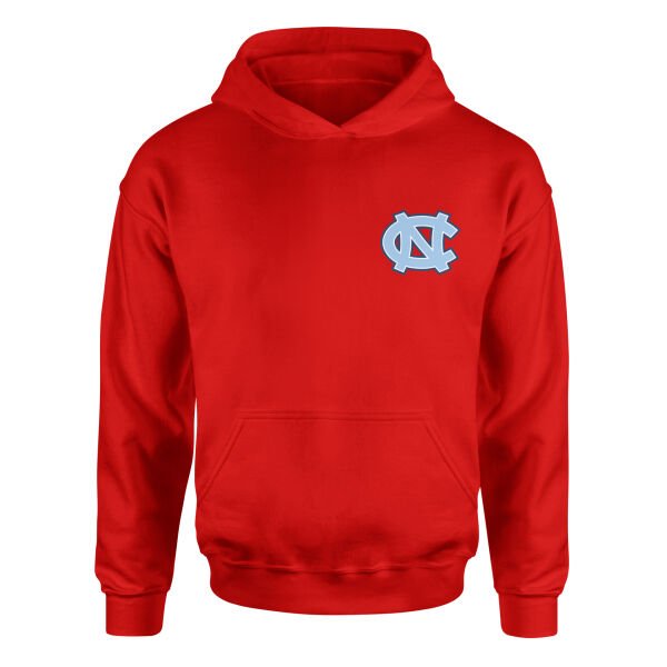 North Carolina Tar Heels Hoodie L - Kırmızı