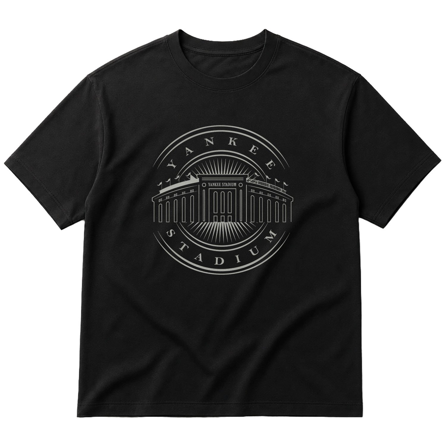 Yankee Stadium Oversize Tişört L - Siyah
