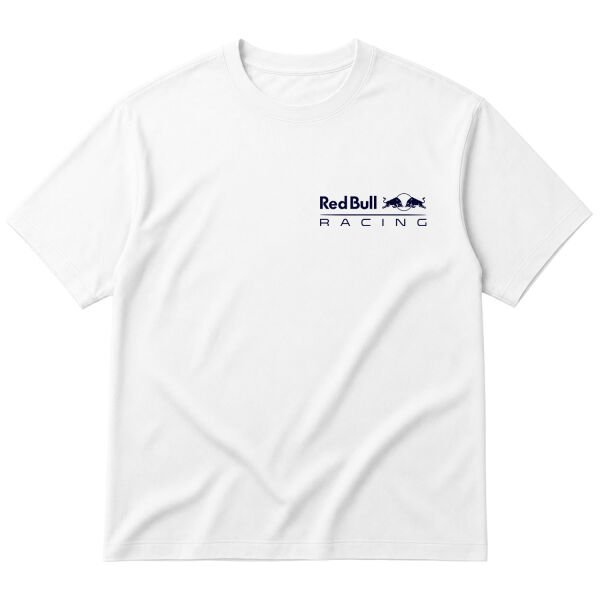 Red Bull Racing Navy Blue Oversize Tişört S - Beyaz