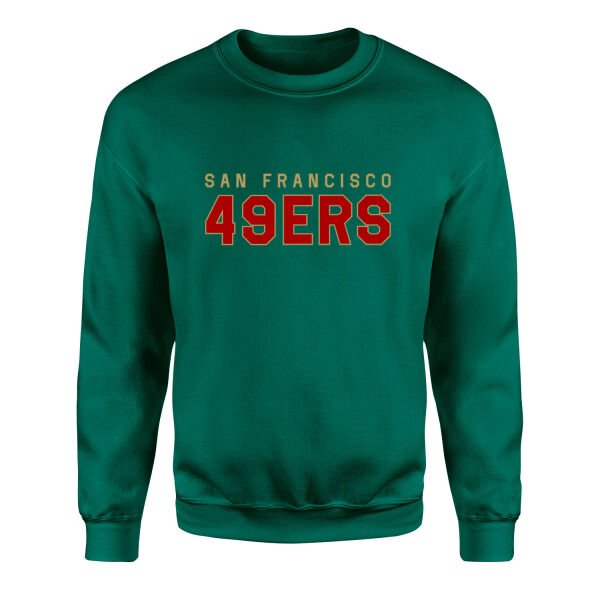 San Francisco 49ERS 25 Sweatshirt S - Nefti Yeşili
