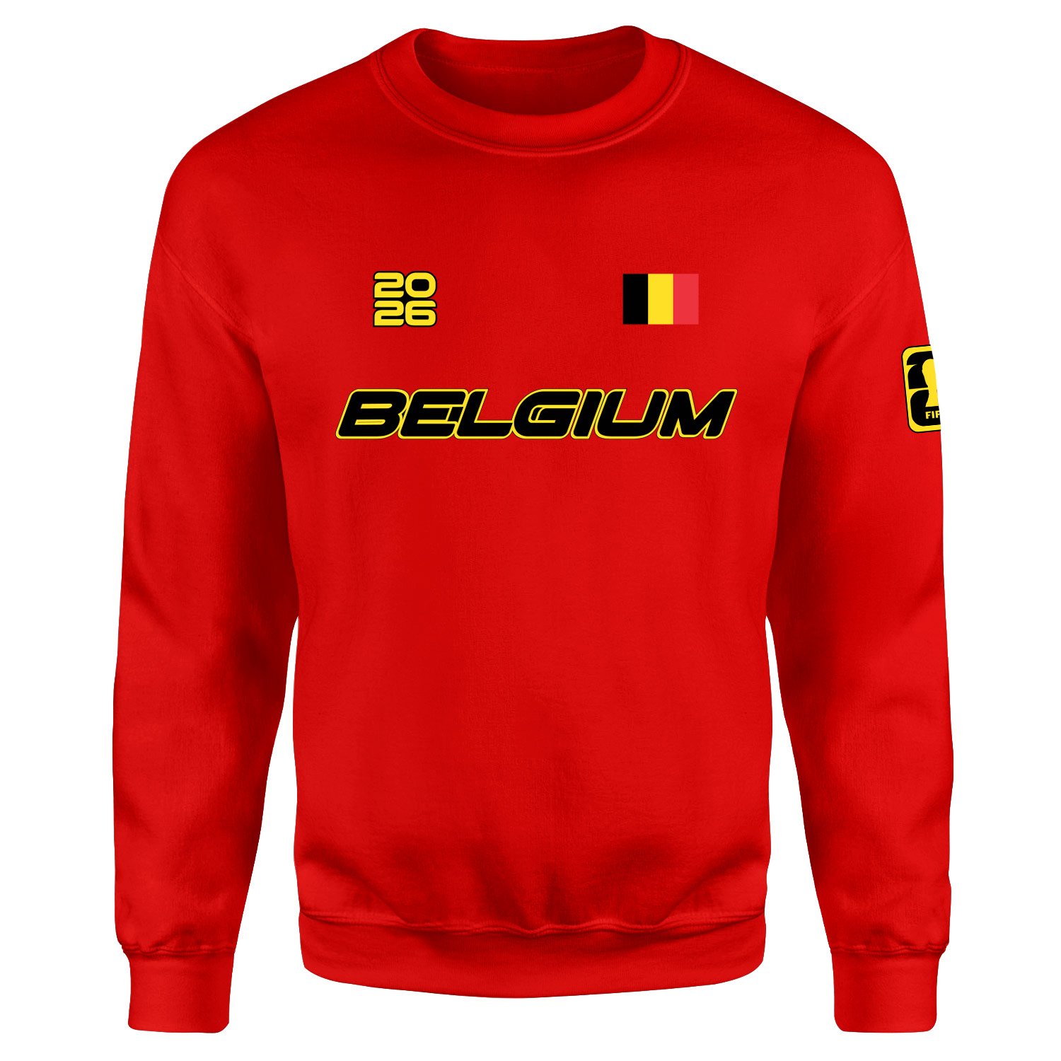 Belçika 2026 Sweatshirt M - Kırmızı
