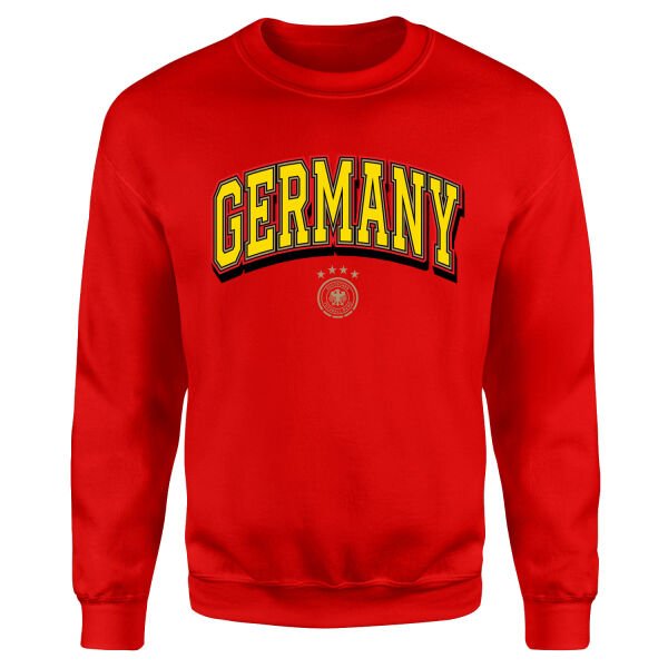 Almanya 2026 Varsity Sweatshirt S - Kırmızı
