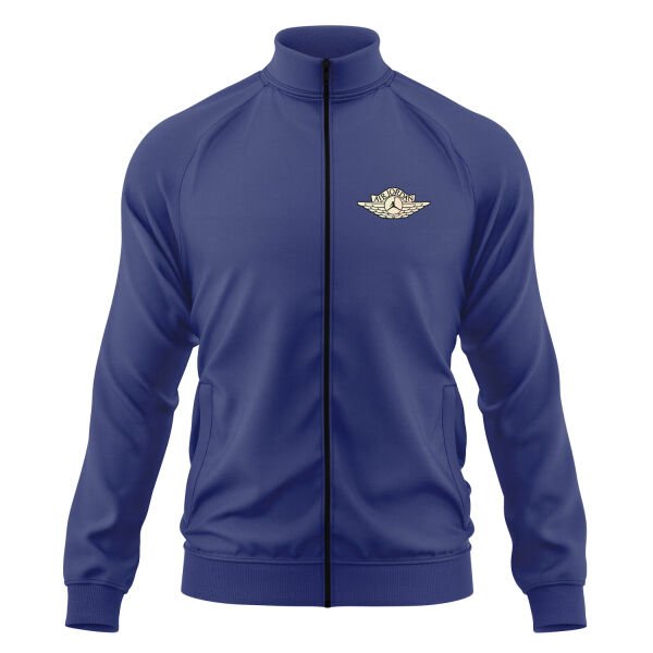 Air Jordan Wings | Creamy Fermuarlı Sweatshirt L - İndigo Mavisi