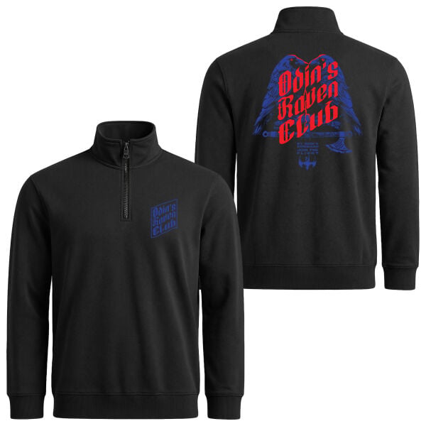 Odin's Raven Club Yarım Fermuarlı Sweatshirt