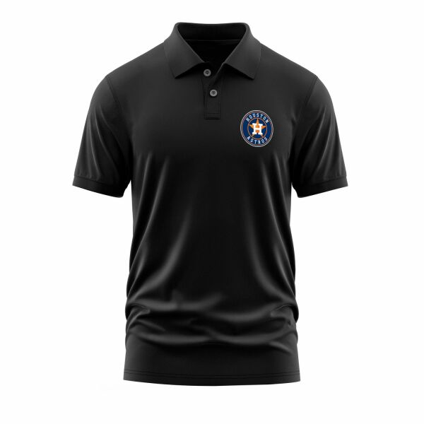 Houston Astros Polo Tişört XL - Siyah