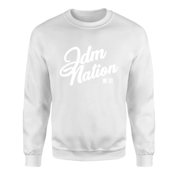 JDM Nation Sweatshirt M - Beyaz