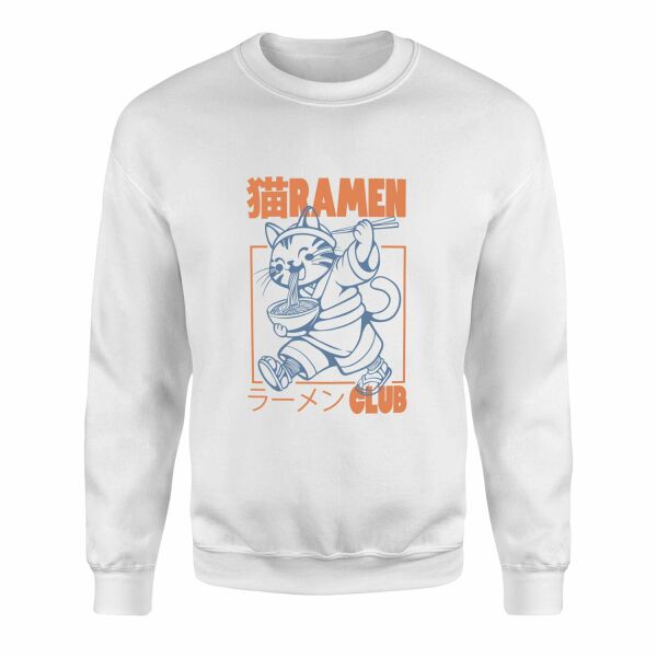 Ramen Club Sweatshirt S - Beyaz