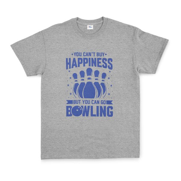 Go Bowling Tişört L - Gri
