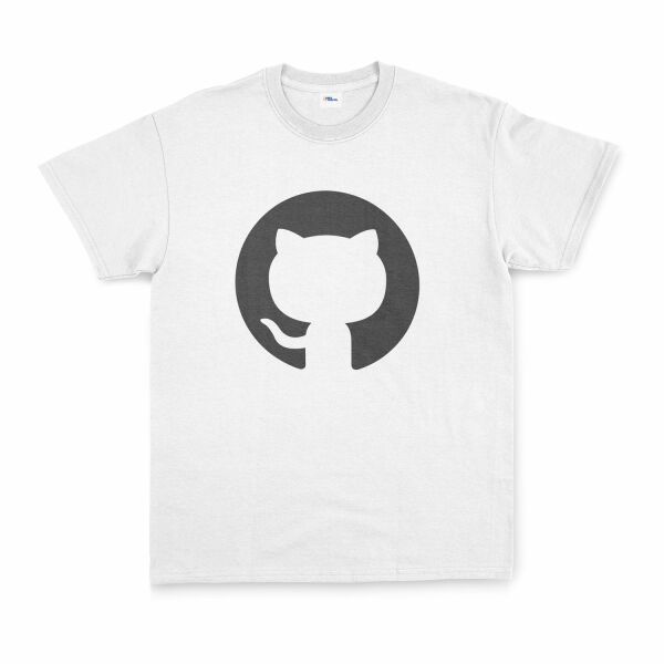 GitHub Tişört S - Beyaz