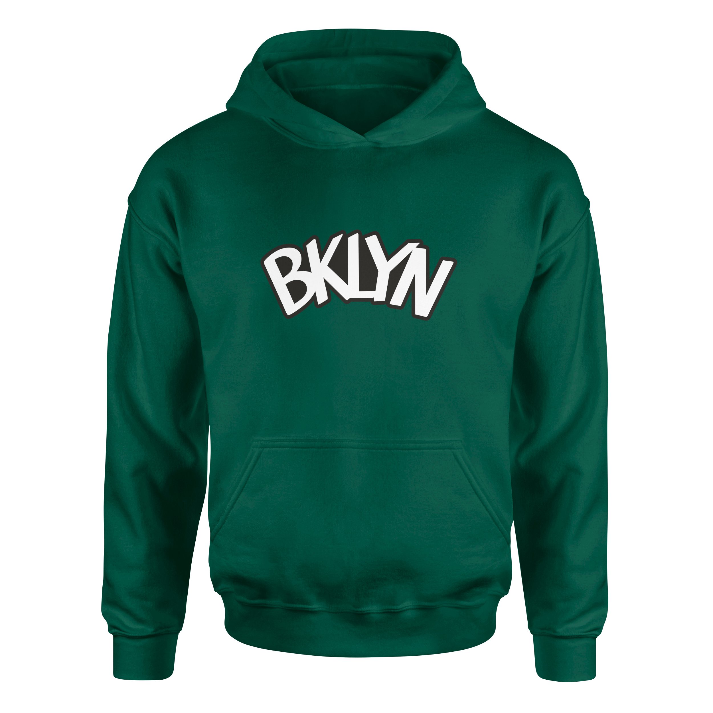 BKLYN Hoodie XXL - Nefti Yeşili