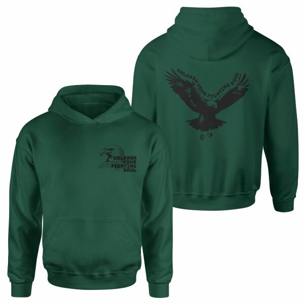 Unleash Your Fighting Soul | Eagle Hoodie S - Nefti Yeşili