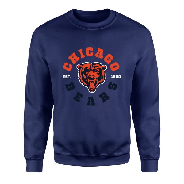 Da Bears Chicago BEARS Sweatshirt XL - İndigo Mavisi