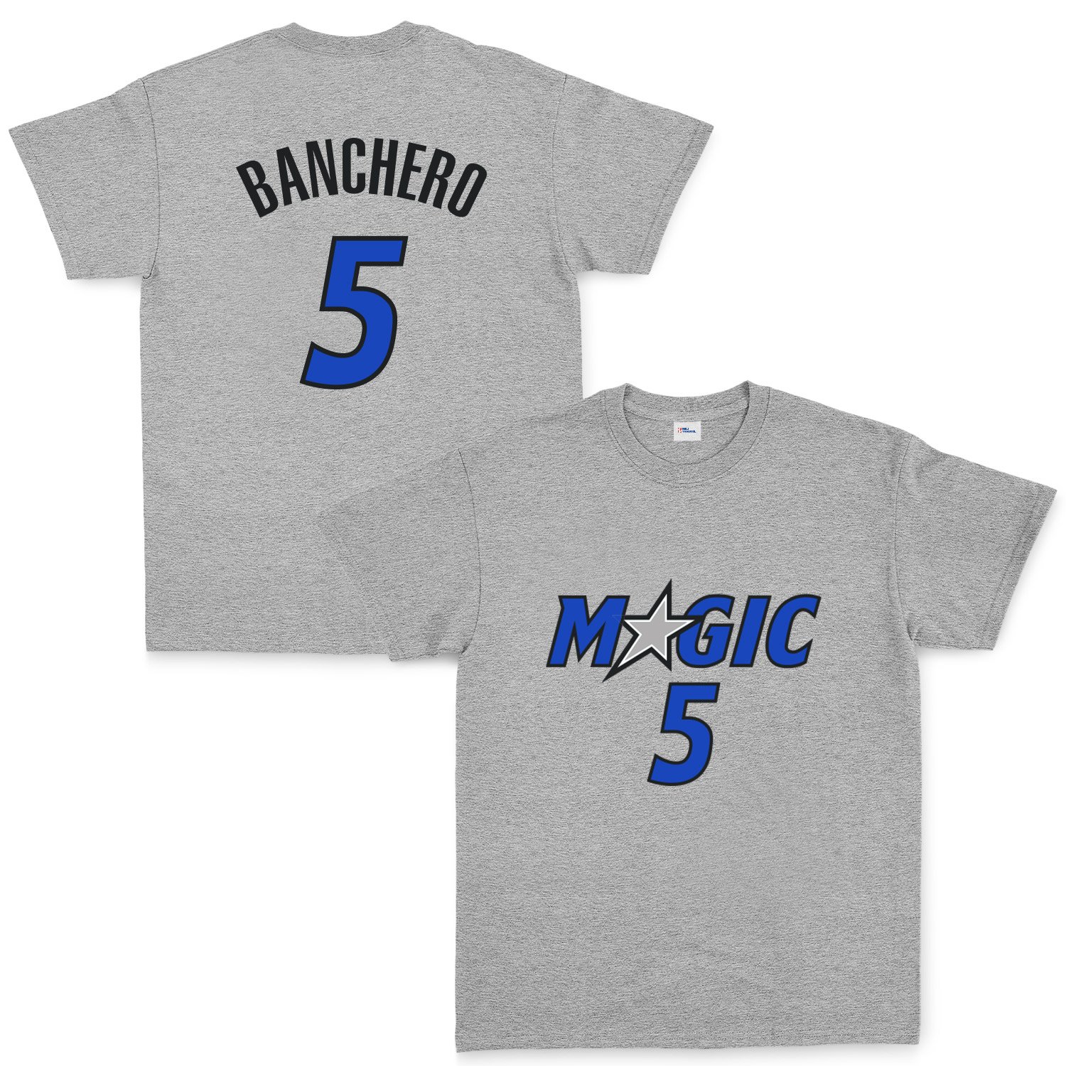 Paolo Banchero 5 Magic Forma Tişört S - Gri