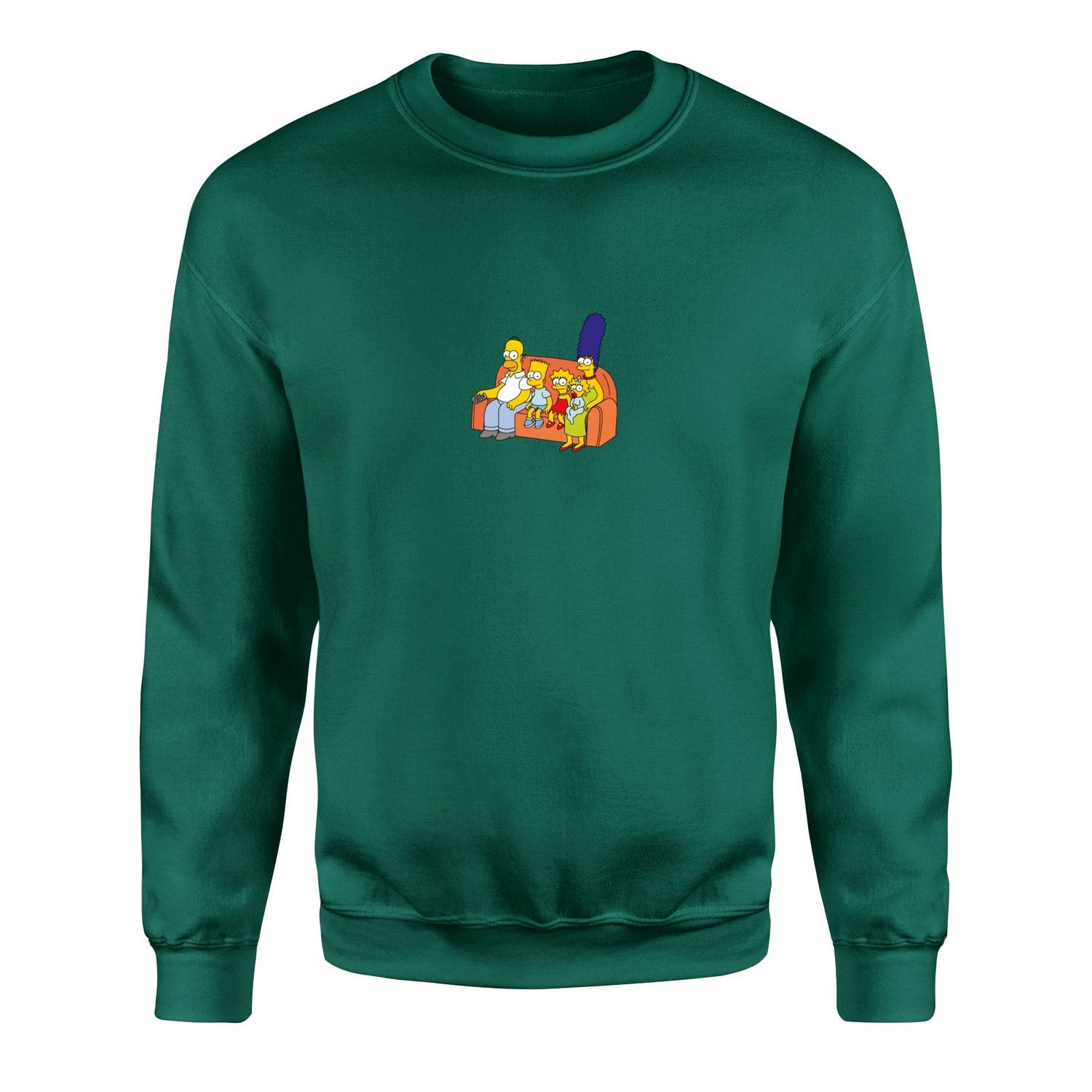 The Simpsons Family Sweatshirt L - Nefti Yeşili