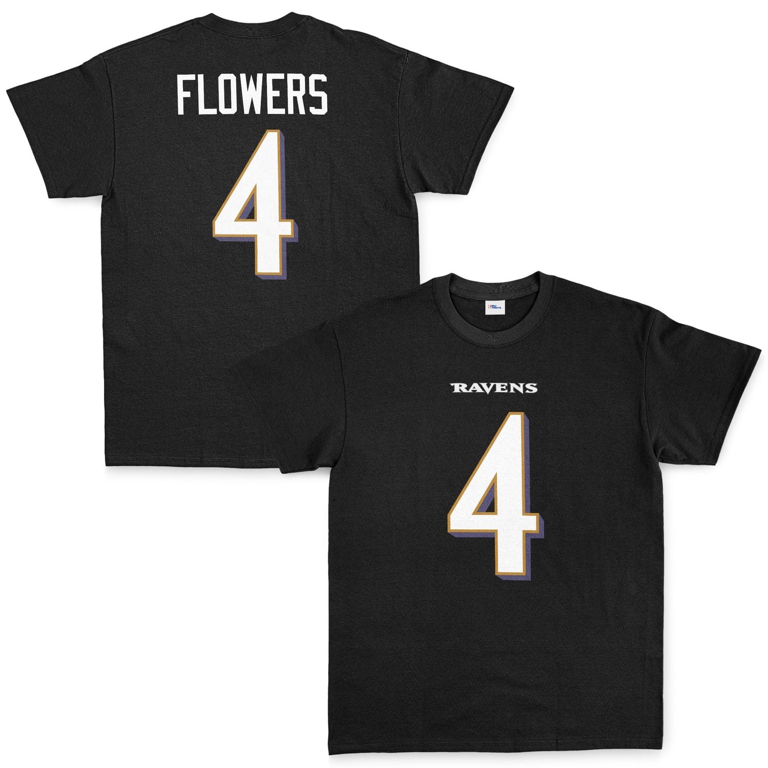 Zay Flowers Baltimore Ravens Tişört M - Siyah