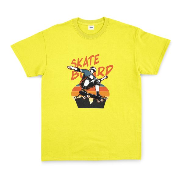 Skateboard Tişört L - Sarı