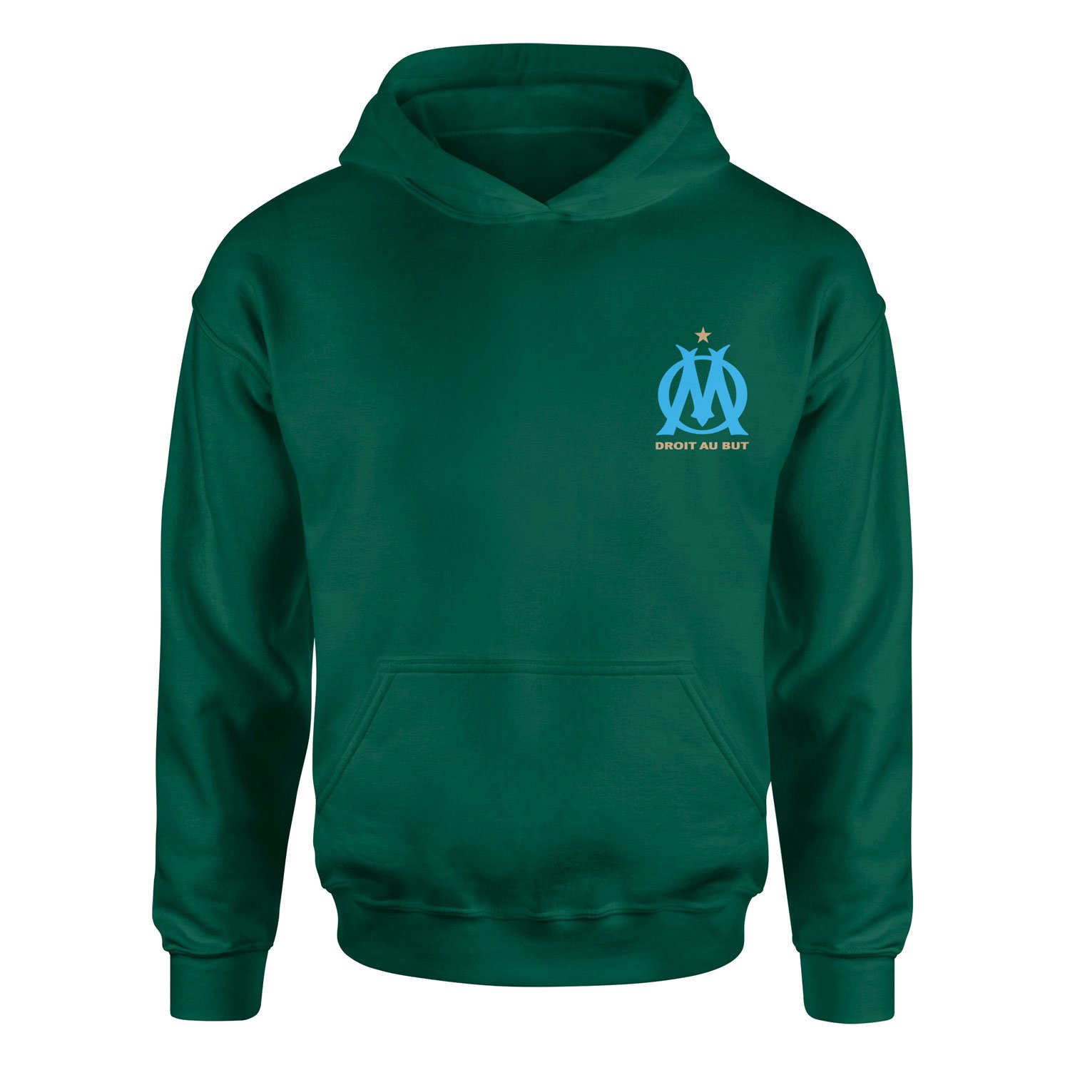 Olympique de Marseille Hoodie S - Nefti Yeşili